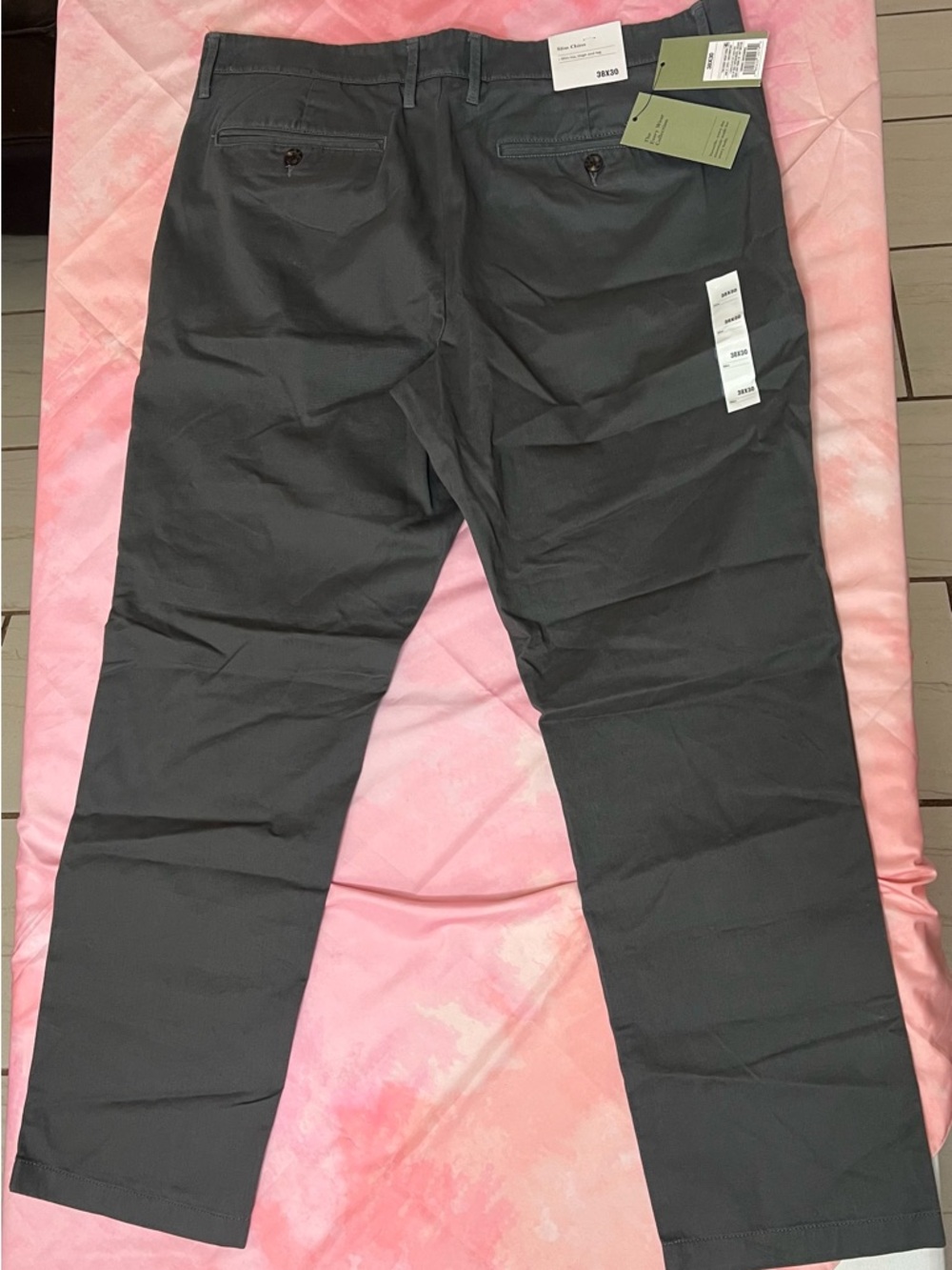 NWT Men's Every Wear Slim Fit Chino Pants - Goodfellow & Co 38x30 - Picture 6 of 6
